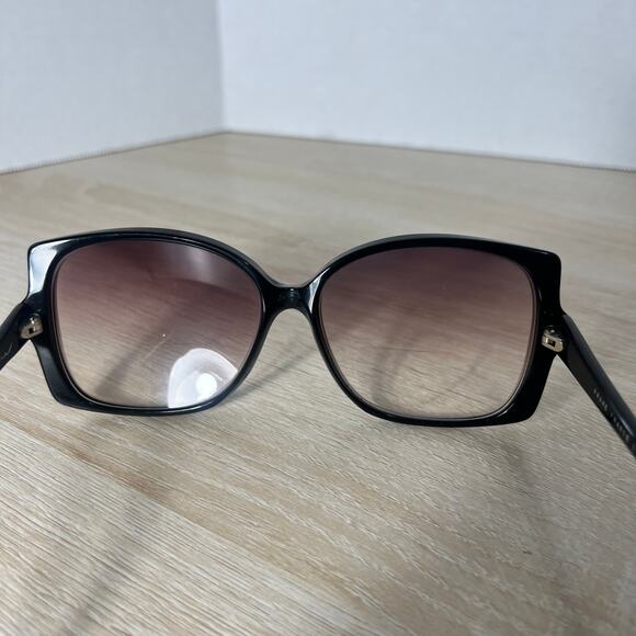 Vintage Tura 652 EBO Sunglasses Oversized Black FRAMES ONLY France L main image 6
